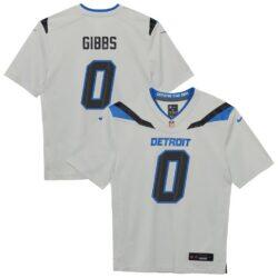Jahmyr Gibbs Detroit Lions Nike Toddler 2026 Rivalries Collection Game Jersey - Silver - Front View