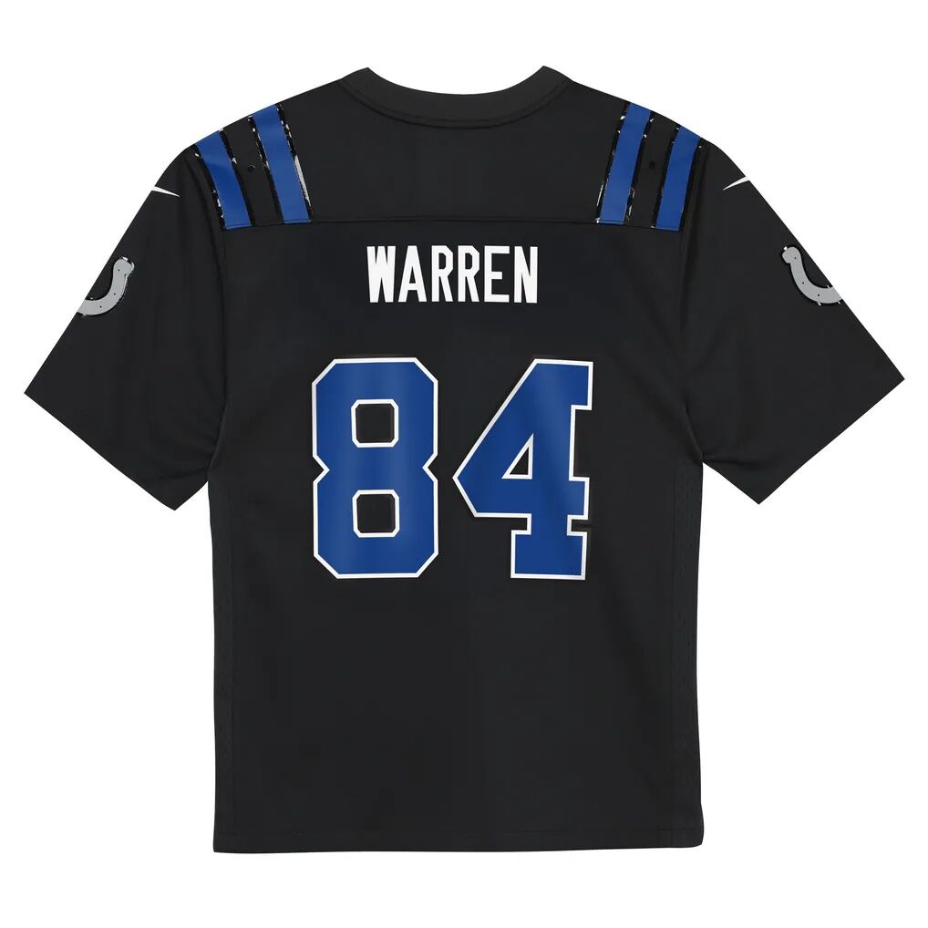 Tyler Warren Indianapolis Colts Nike Toddler 2026 Rivalries Collection Game Jersey - Anthracite