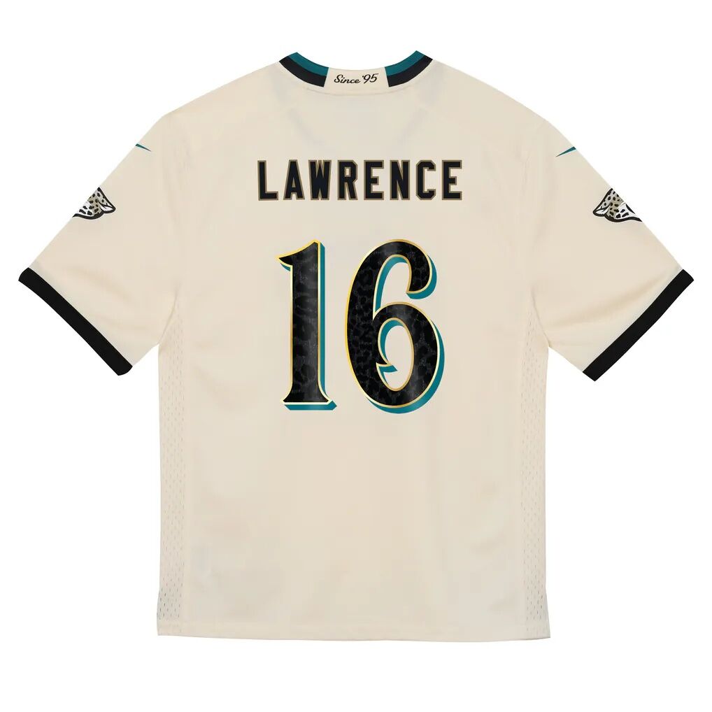 Trevor Lawrence Jacksonville Jaguars Nike Toddler 2026 Rivalries Collection Game Jersey - Natural