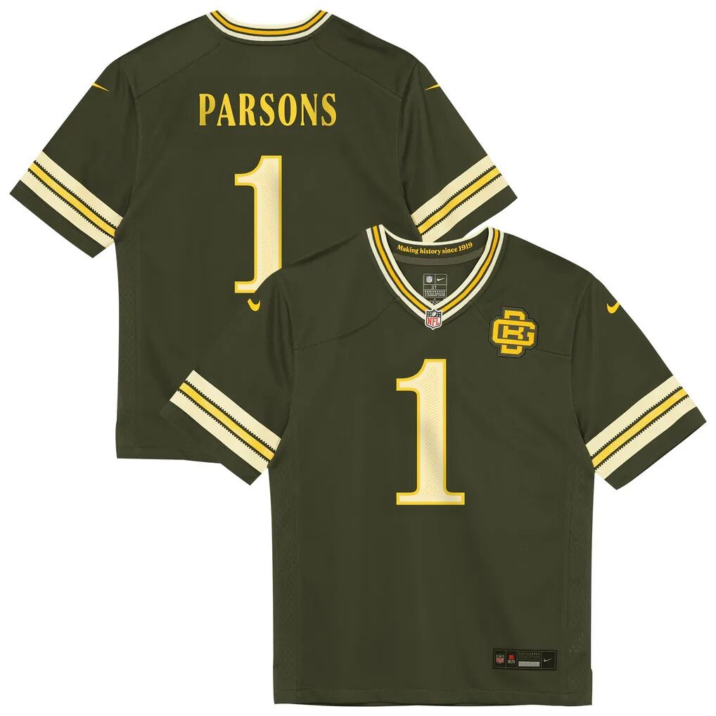 Micah Parsons Green Bay Packers Nike Toddler 2026 Rivalries Collection Game Jersey