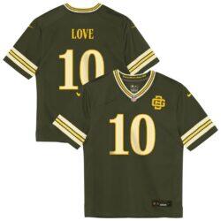 Jordan Love Green Bay Packers Nike Toddler 2026 Rivalries Collection Game Jersey - Green - Front View