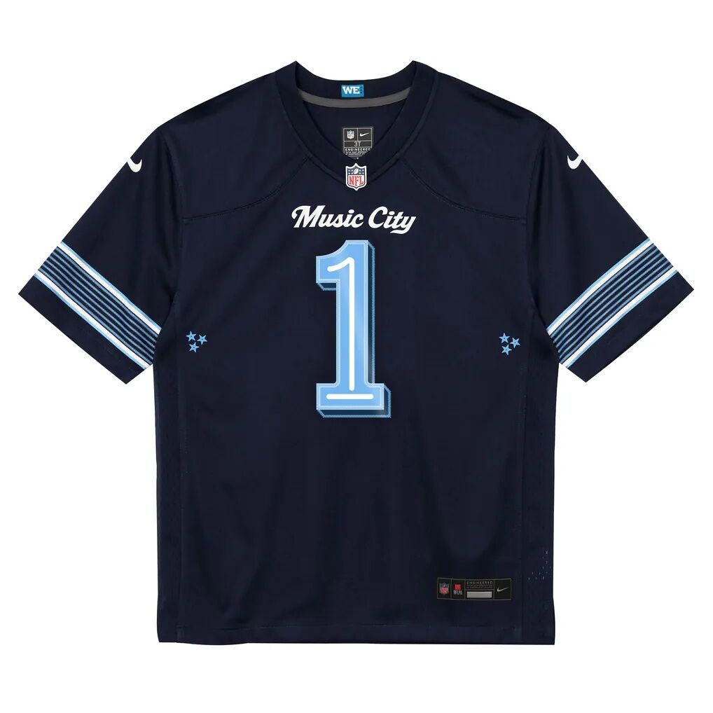 Cameron Ward Tennessee Titans Nike Toddler 2026 Rivalries Collection Game Jersey