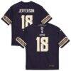 Justin Jefferson Minnesota Vikings Nike Toddler 2026 Rivalries Collection Game Jersey - Purple - Front View