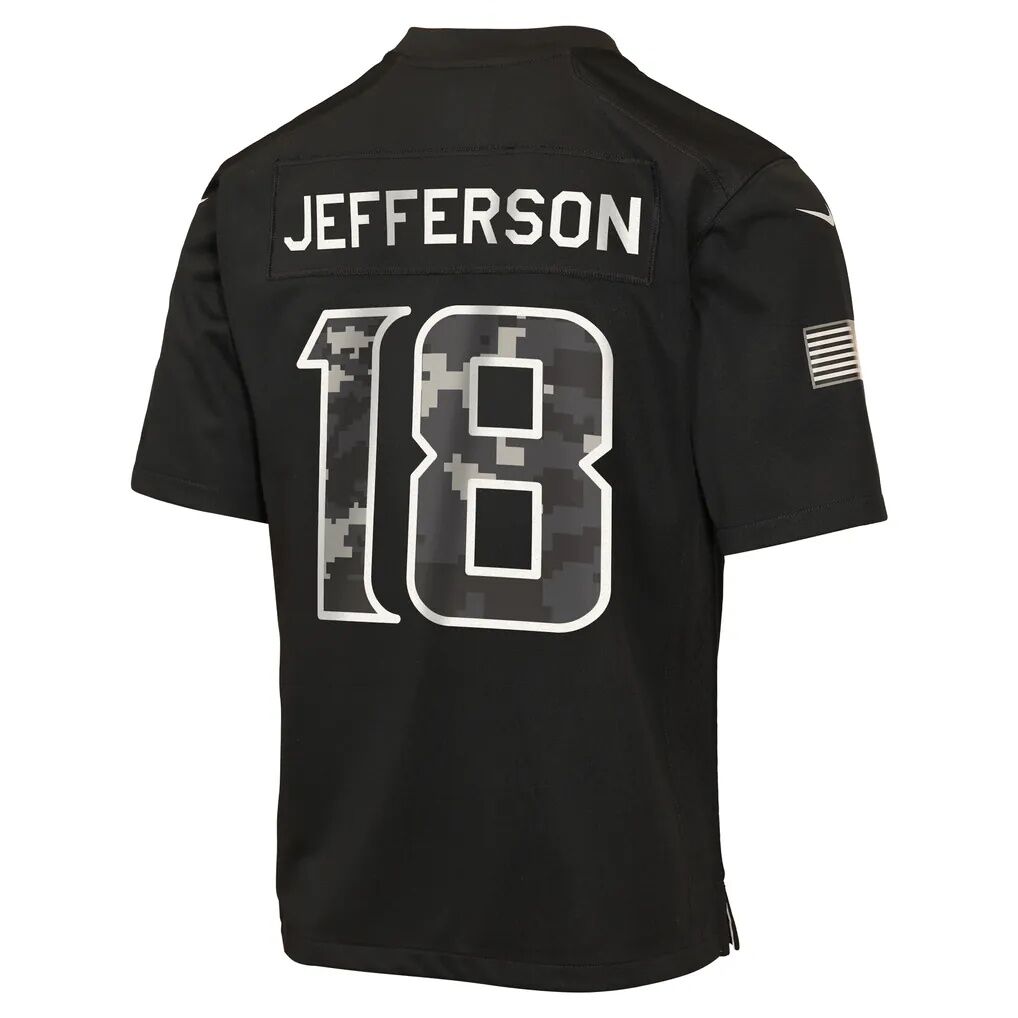Justin Jefferson Minnesota Vikings Nike Youth 2026 Salute to Service Game Jersey