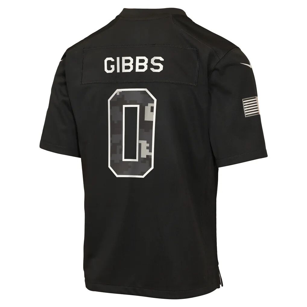 Jahmyr Gibbs Detroit Lions Nike Youth 2026 Salute to Service Game Jersey