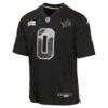 Jahmyr Gibbs Detroit Lions Nike Youth 2026 Salute to Service Game Jersey - Black - Side View