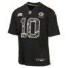 Jordan Love Green Bay Packers Nike Youth 2026 Salute to Service Game Jersey - Black - Side View