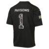 Micah Parsons Green Bay Packers Nike Youth 2026 Salute to Service Game Jersey - Black - Detail View