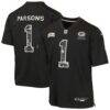 Micah Parsons Green Bay Packers Nike Youth 2026 Salute to Service Game Jersey - Black - Front View