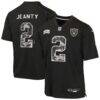 Ashton Jeanty Las Vegas Raiders Nike Youth 2026 Salute to Service Game Jersey - Black - Front View