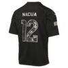 Puka Nacua Los Angeles Rams Nike Youth 2026 Salute to Service Game Jersey - Black - Detail View