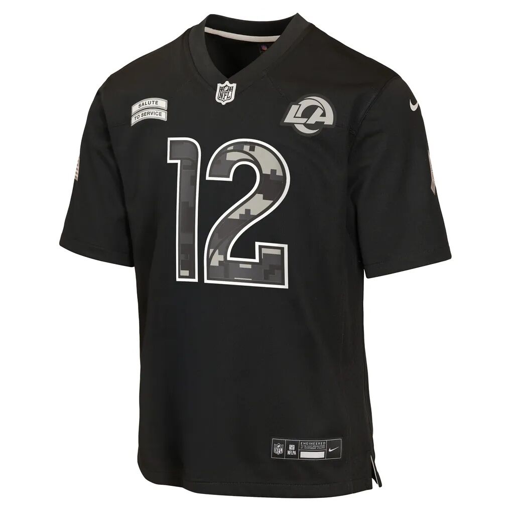 Puka Nacua Los Angeles Rams Nike Youth 2026 Salute to Service Game Jersey