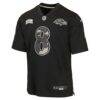 Lamar Jackson Baltimore Ravens Nike Youth 2026 Salute to Service Game Jersey - Black - Side View