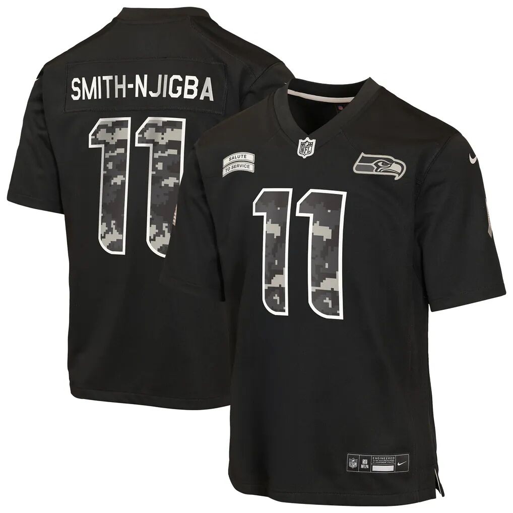 Jaxon Smith-Njigba Seattle Seahawks Nike Youth 2026 Salute to Service Game Jersey