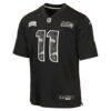 Jaxon Smith-Njigba Seattle Seahawks Nike Youth 2026 Salute to Service Game Jersey - Black - Side View