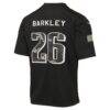 Saquon Barkley Philadelphia Eagles Nike Youth 2026 Salute to Service Game Jersey - Black - Detail View
