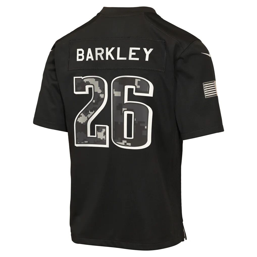 Saquon Barkley Philadelphia Eagles Nike Youth 2026 Salute to Service Game Jersey