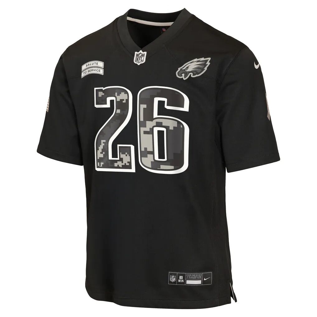 Saquon Barkley Philadelphia Eagles Nike Youth 2026 Salute to Service Game Jersey