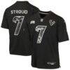 C.J. Stroud Houston Texans Nike Youth 2026 Salute to Service Game Jersey - Black - Front View
