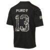 Brock Purdy San Francisco 49ers Nike Youth 2026 Salute to Service Game Jersey - Black - Detail View