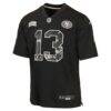 Brock Purdy San Francisco 49ers Nike Youth 2026 Salute to Service Game Jersey - Black - Side View