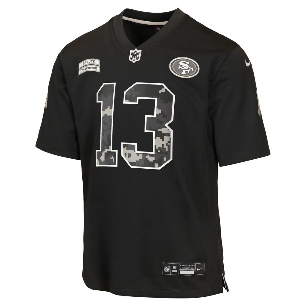 Brock Purdy San Francisco 49ers Nike Youth 2026 Salute to Service Game Jersey
