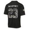 Christian McCaffrey San Francisco 49ers Nike Youth 2026 Salute to Service Game Jersey - Black - Detail View