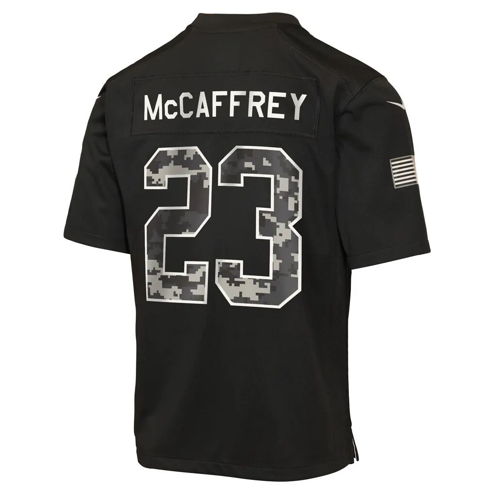 Christian McCaffrey San Francisco 49ers Nike Youth 2026 Salute to Service Game Jersey