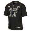 Josh Allen Buffalo Bills Nike Youth 2026 Salute to Service Game Jersey - Black - Side View