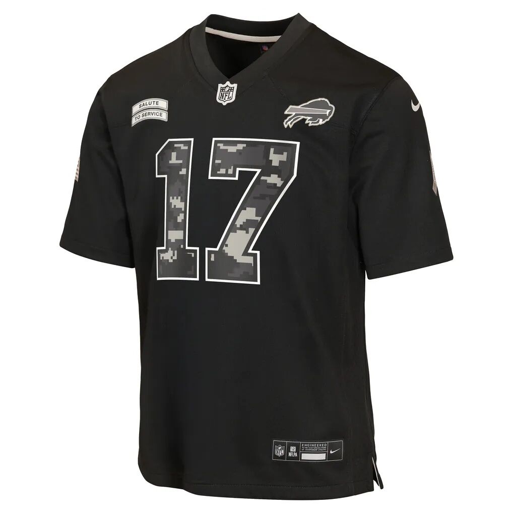 Josh Allen Buffalo Bills Nike Youth 2026 Salute to Service Game Jersey