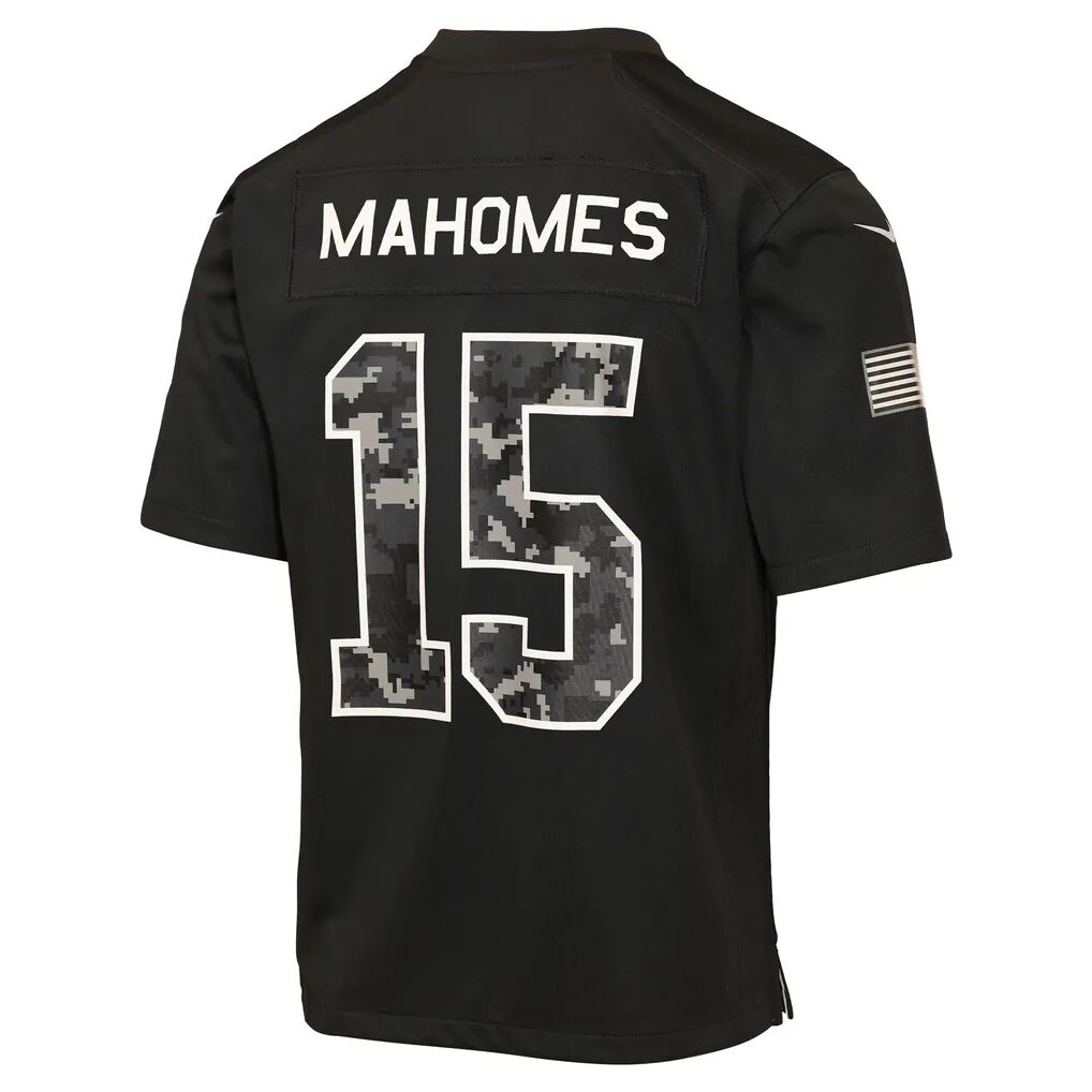 Patrick Mahomes Kansas City Chiefs Nike Youth 2026 Salute to Service Game Jersey