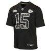 Patrick Mahomes Kansas City Chiefs Nike Youth 2026 Salute to Service Game Jersey - Black - Side View