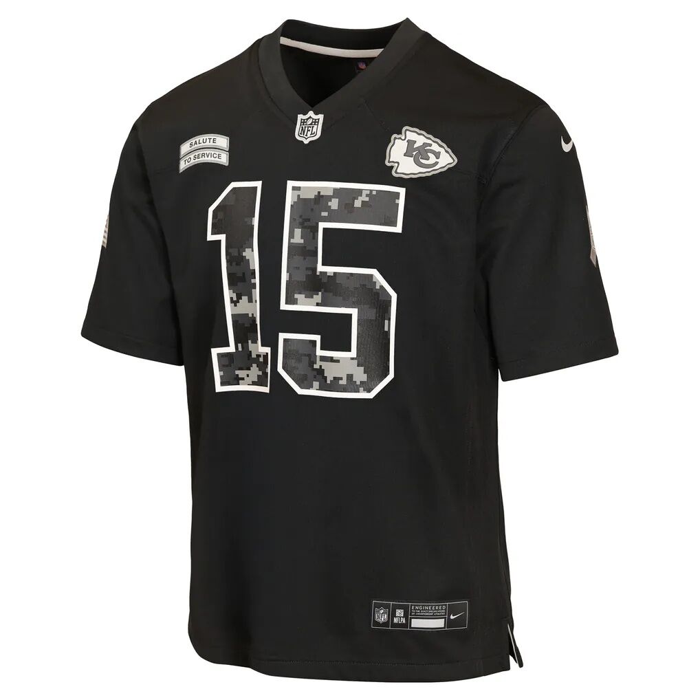 Patrick Mahomes Kansas City Chiefs Nike Youth 2026 Salute to Service Game Jersey