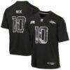Bo Nix Denver Broncos Nike Youth 2026 Salute to Service Game Jersey - Black - Front View