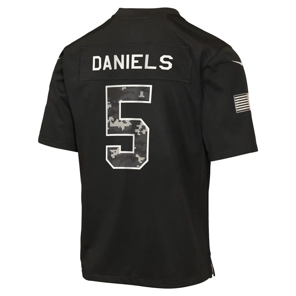 Jayden Daniels Washington Commanders Nike Youth 2026 Salute to Service Game Jersey