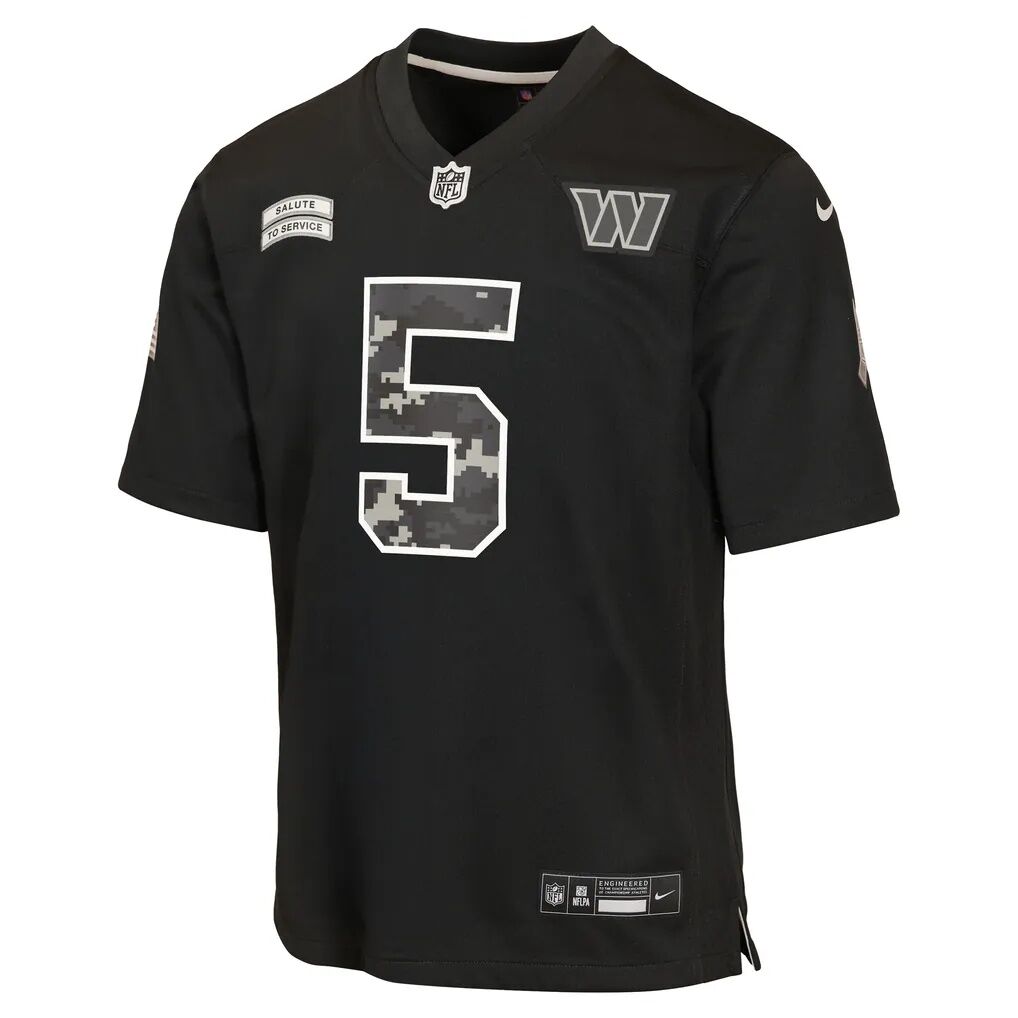 Jayden Daniels Washington Commanders Nike Youth 2026 Salute to Service Game Jersey