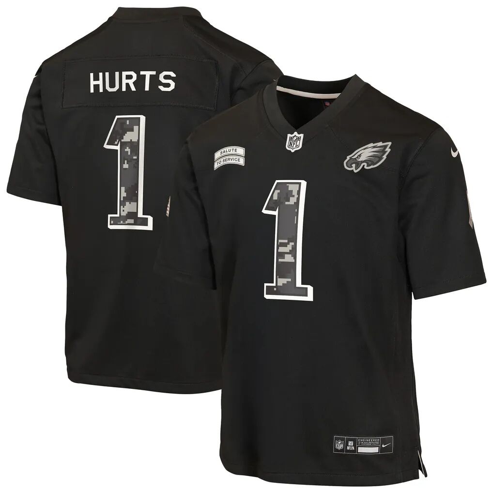 Jalen Hurts Philadelphia Eagles Nike Youth 2026 Salute to Service Game Jersey
