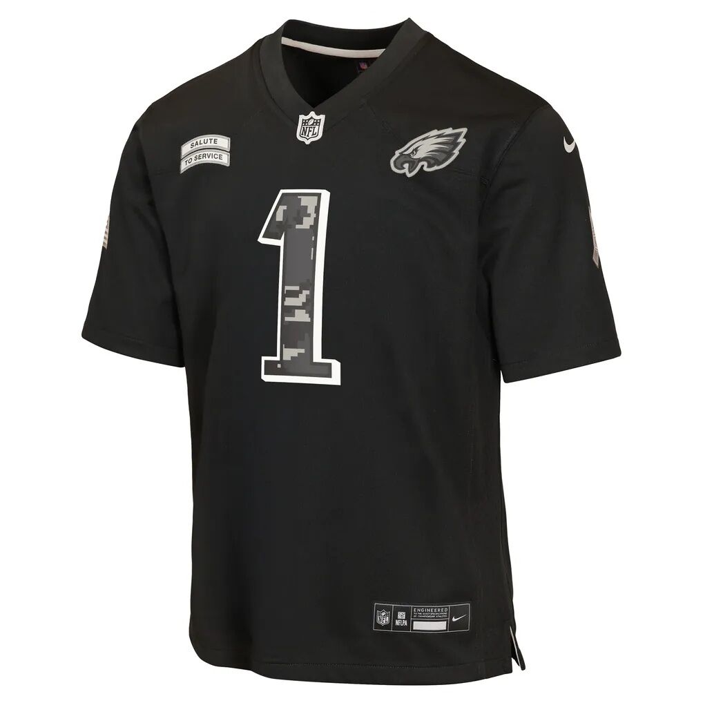 Jalen Hurts Philadelphia Eagles Nike Youth 2026 Salute to Service Game Jersey