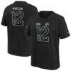 Puka Nacua Los Angeles Rams Nike Youth 2026 Salute to Service Name & Number T-Shirt - Black - Front View