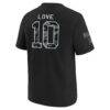 Jordan Love Green Bay Packers Nike Youth 2026 Salute to Service Name & Number T-Shirt - Black - Detail View