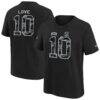 Jordan Love Green Bay Packers Nike Youth 2026 Salute to Service Name & Number T-Shirt - Black - Front View