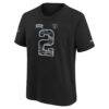 Ashton Jeanty Las Vegas Raiders Nike Youth 2026 Salute to Service Name & Number T-Shirt - Black - Side View