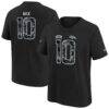 Bo Nix Denver Broncos Nike Youth 2026 Salute to Service Name & Number T-Shirt - Black - Front View