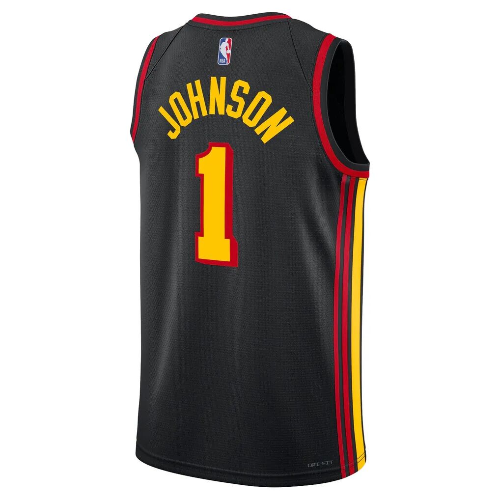 Jalen Johnson Atlanta Hawks Jordan Brand Unisex Swingman Jersey - Statement Edition