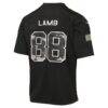 CeeDee Lamb Dallas Cowboys Nike Youth 2026 Salute to Service Game Jersey - Black - Detail View