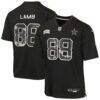 CeeDee Lamb Dallas Cowboys Nike Youth 2026 Salute to Service Game Jersey - Black - Front View