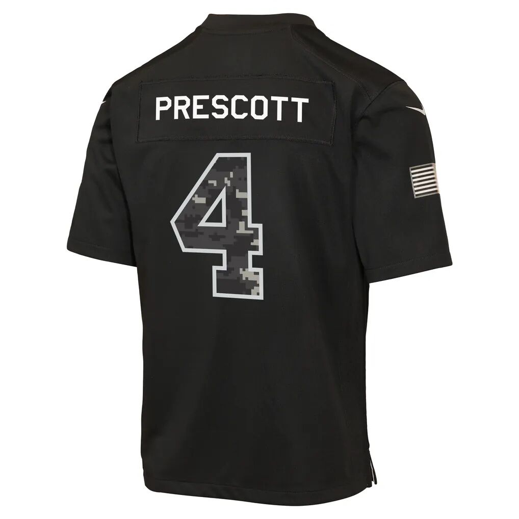 Dak Prescott Dallas Cowboys Nike Youth 2026 Salute to Service Game Jersey