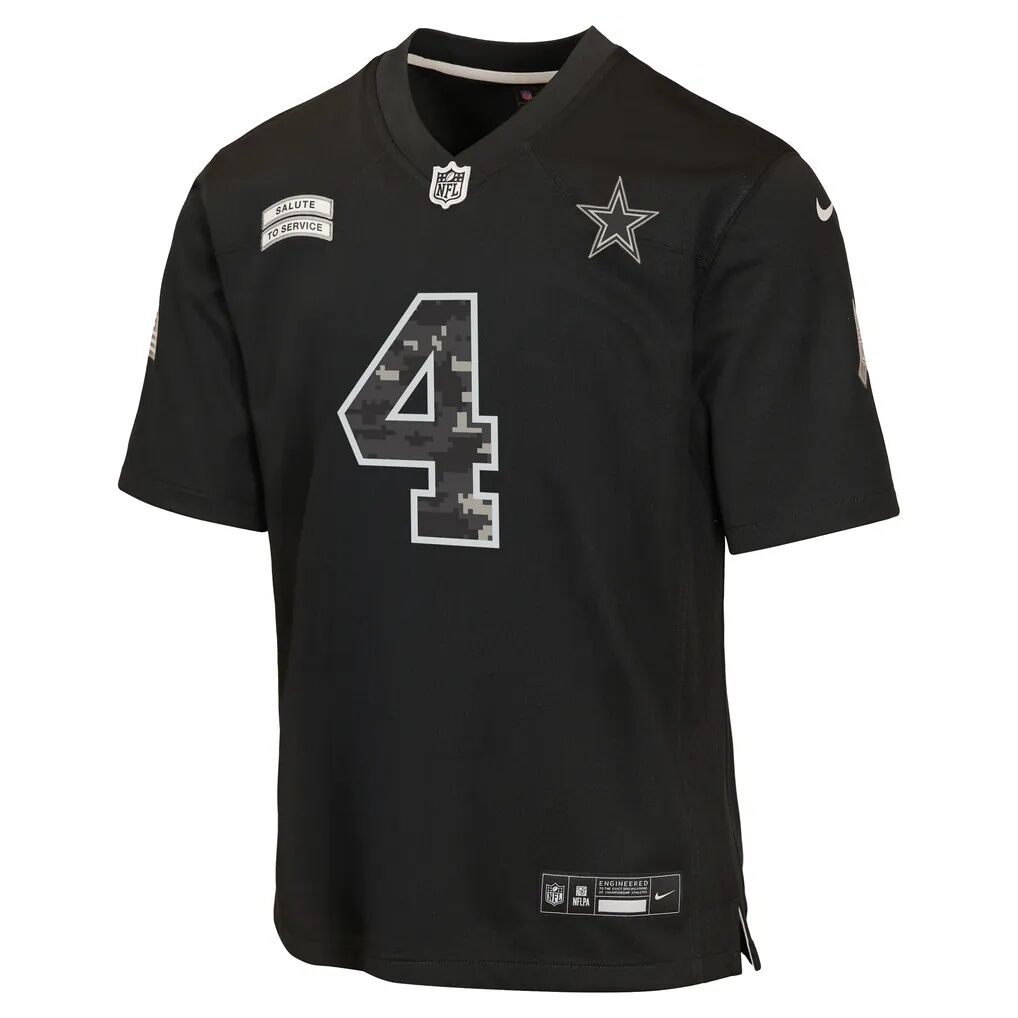 Dak Prescott Dallas Cowboys Nike Youth 2026 Salute to Service Game Jersey