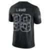 CeeDee Lamb Dallas Cowboys Nike 2026 Salute to Service Stitched Limited Jersey - Black - Detail View