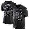CeeDee Lamb Dallas Cowboys Nike 2026 Salute to Service Stitched Limited Jersey - Black - Front View